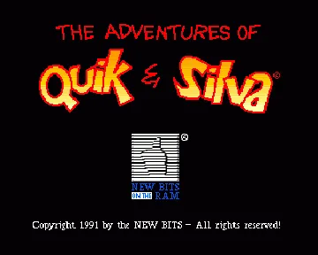 Adventures of Quik & Silva, The screen shot title